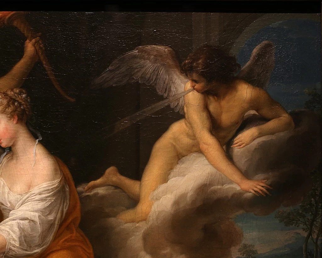 Il matrimonio di Cupido e Psiche - Staatliche Museen, Berlin, dettaglio, Batoni Pompeo